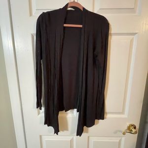 Light weight cardigan, longer in front